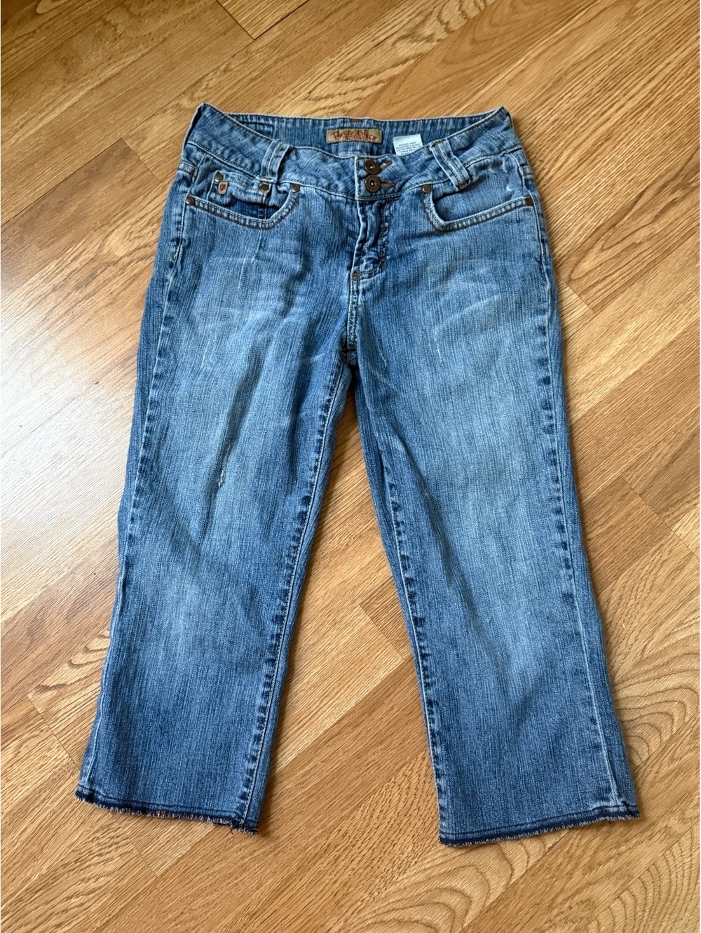 Paris Blues Women's Light Blue Cropped Denim Jeans Size 5